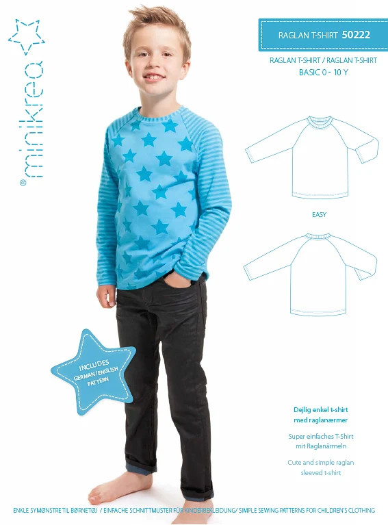 Schnittmuster 50222 Raglan T-Shirt