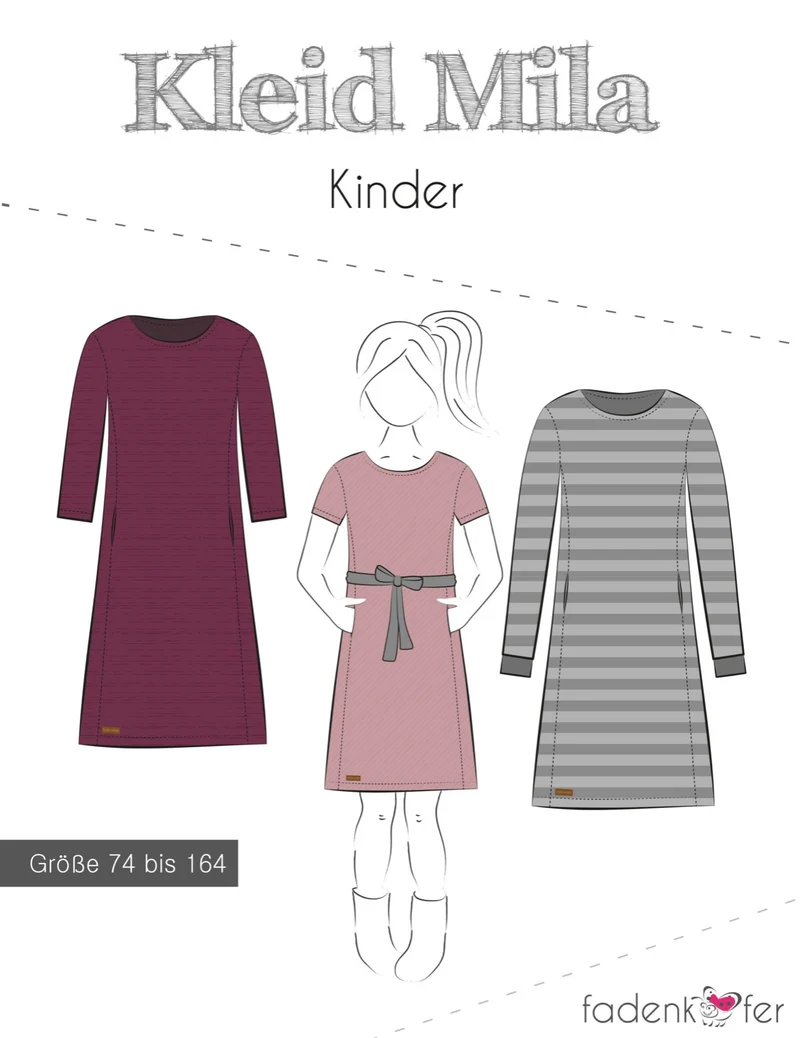 Fadenkäfer Schnittmuster "Mila" Kinder
