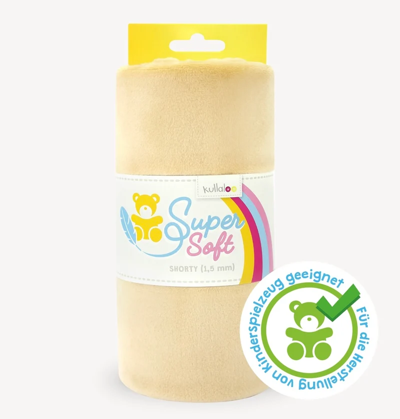 Kullaloo Supersoft Shorty 1,5mm 100 x 75 cm beige
