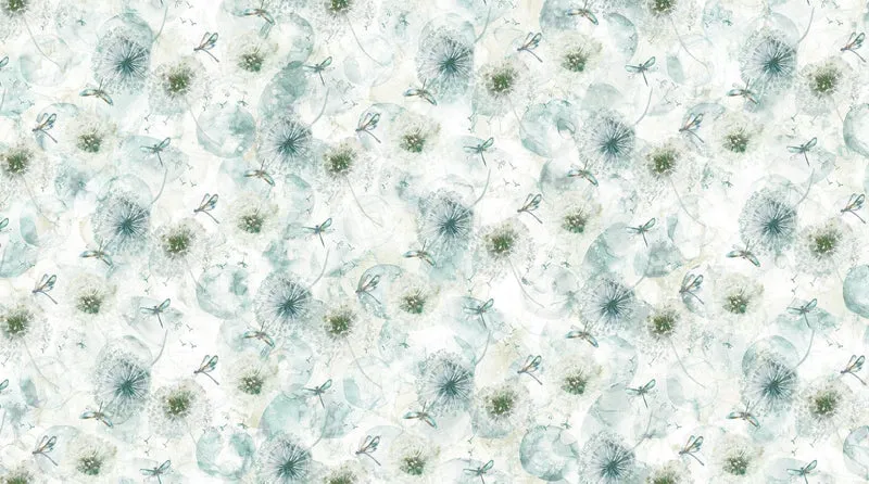 Northcott Fabrics, Whisper, Open Seeds, Cream