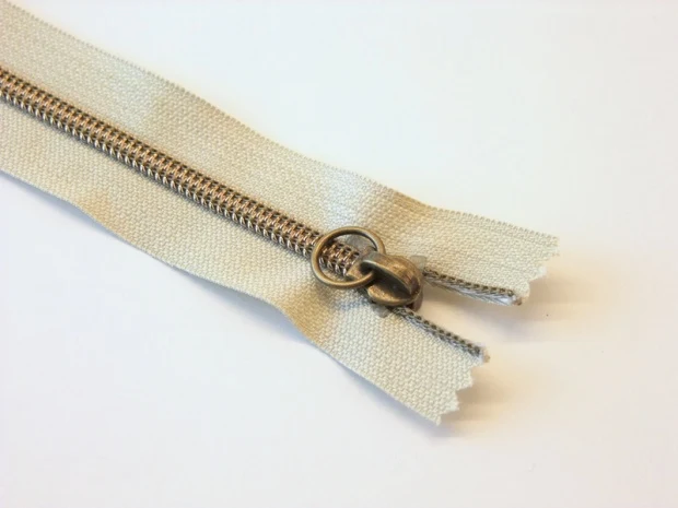 Metallisierter Reißverschluss 20 cm
