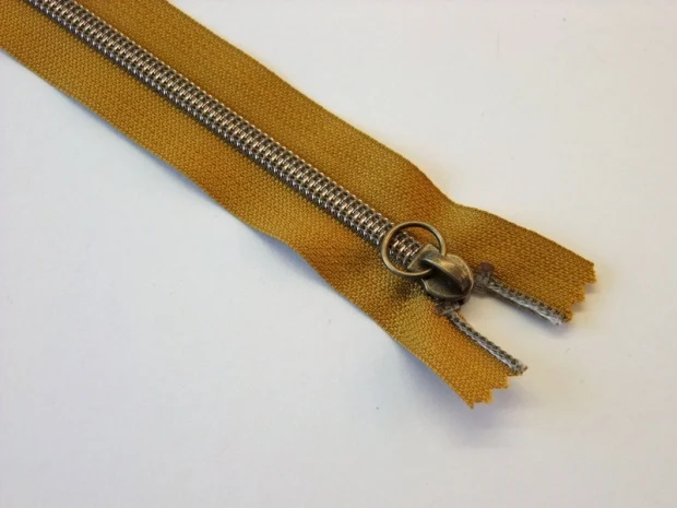Metallisierter Reißverschluss 20 cm