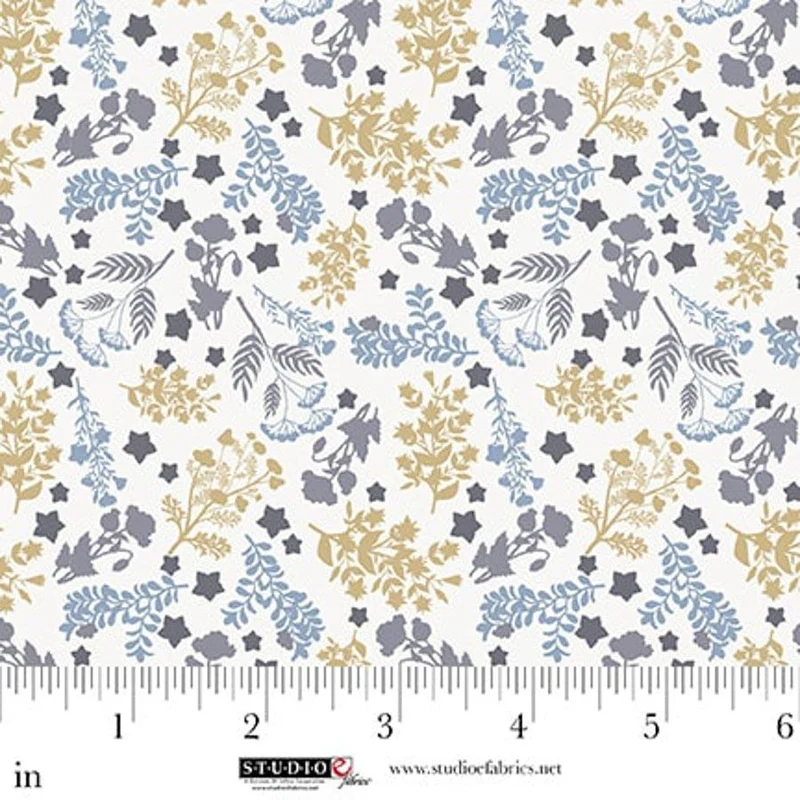Studio e, Designworks, Wildflower, Ercu/Steel Blue