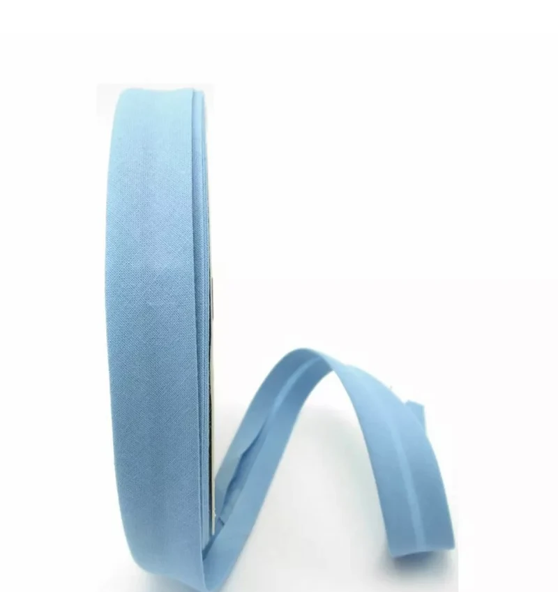 Schrägband Baumwolle 18mm himmelblau