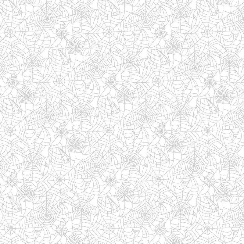 Timeless Treasures, White on White, Spider Webs