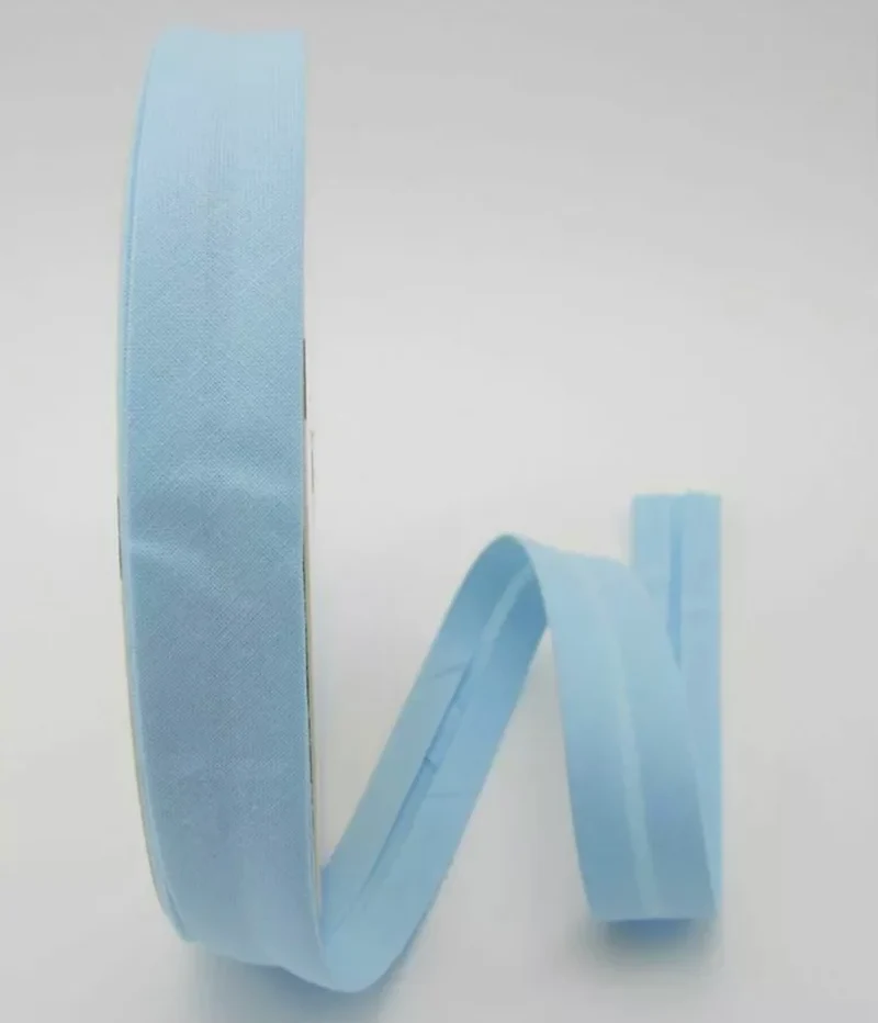 Schrägband Baumwolle 18mm hellblau