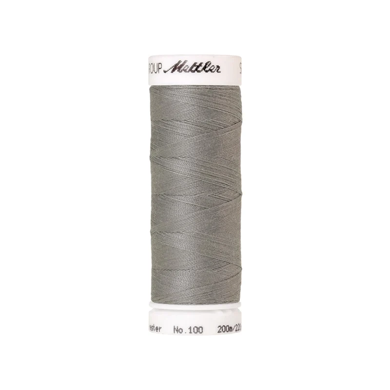 Mettler Seralon Nähgarn Schwarz & Grau – 200 m