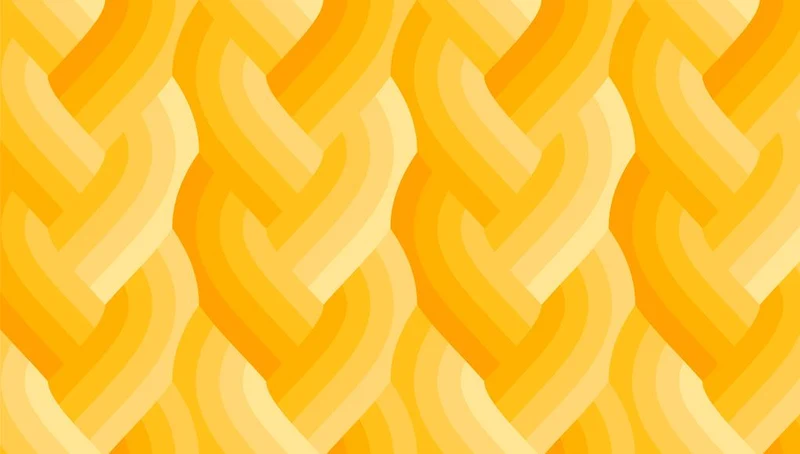 Moda, Emily Van Hoff, Echo Braid, Yellow