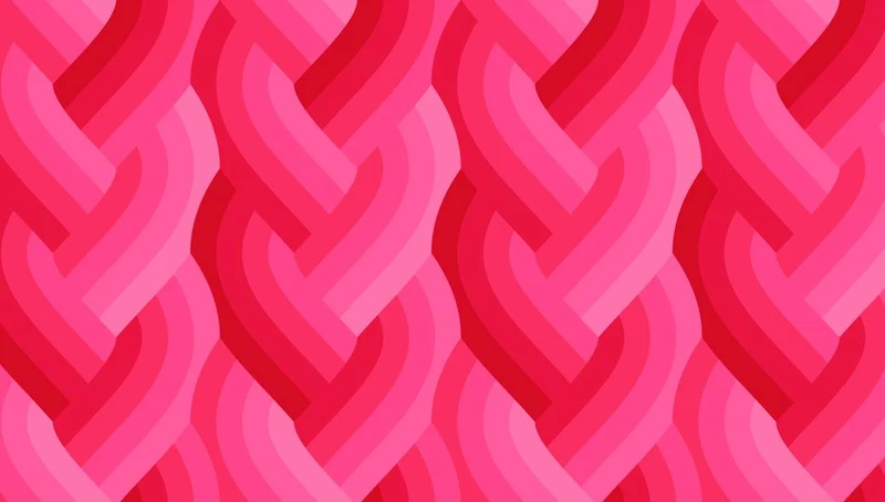 Moda, Emily Van Hoff, Echo Braid, Dark Pink