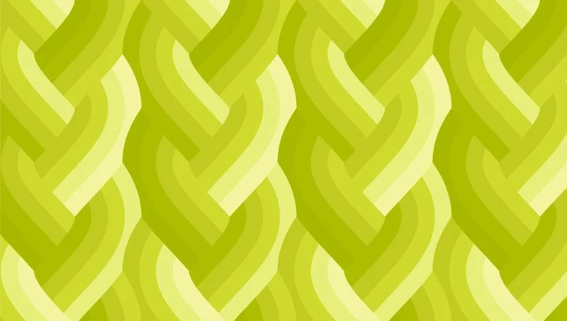 Moda, Emily Van Hoff, Echo Braid, Acid Green