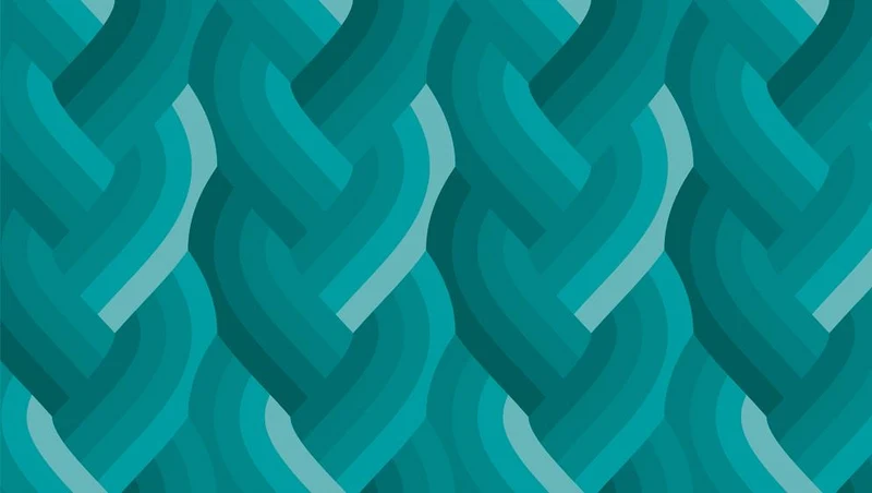 Moda, Emily Van Hoff, Echo Braid, Teal Blue