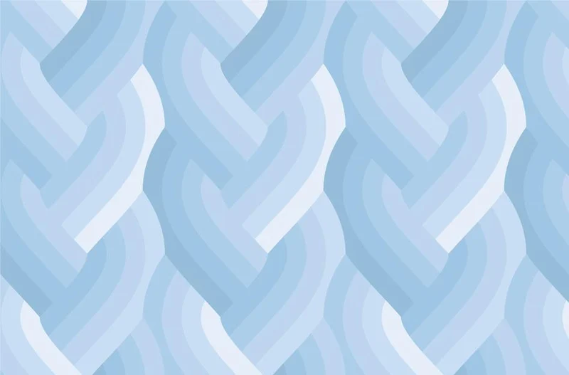 Moda, Emily Van Hoff, Echo Braid, Light Blue