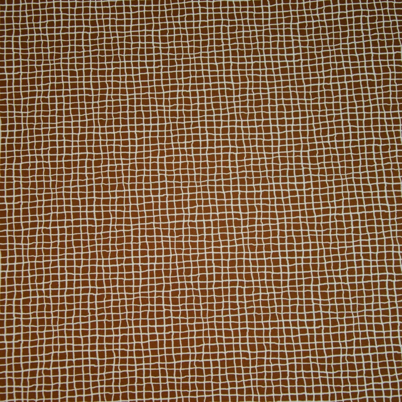 French Terry "Wood Plaid" Karos