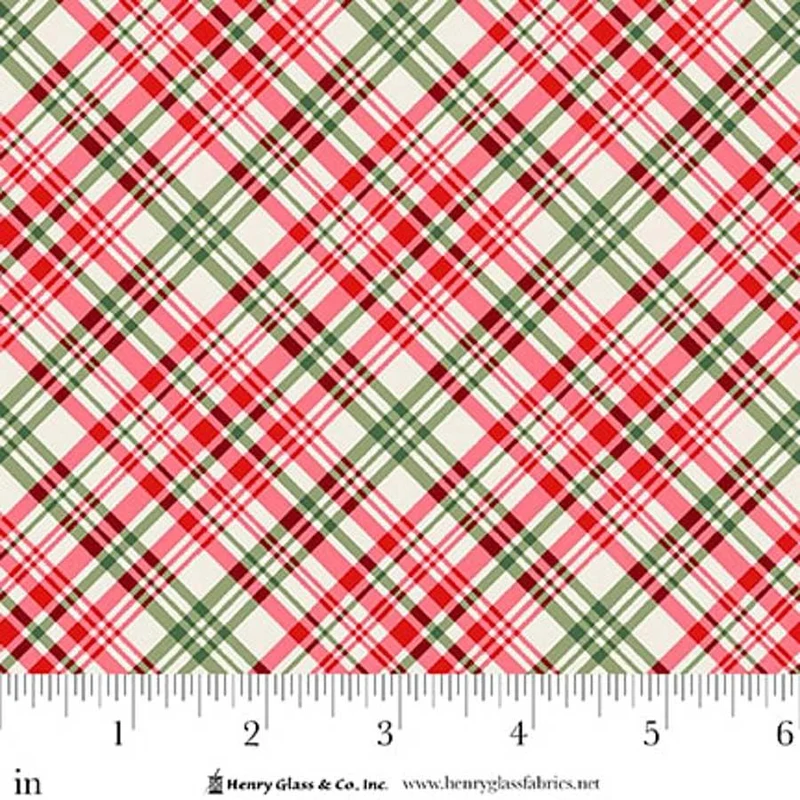 Henry Glass, Berry Besties, Diagonal Plaid