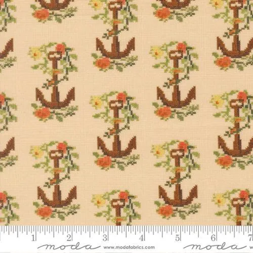 Moda, Cathe Holden, Saltwater, Knot On Call Novelty Cross Stitch Vintage Ephemera