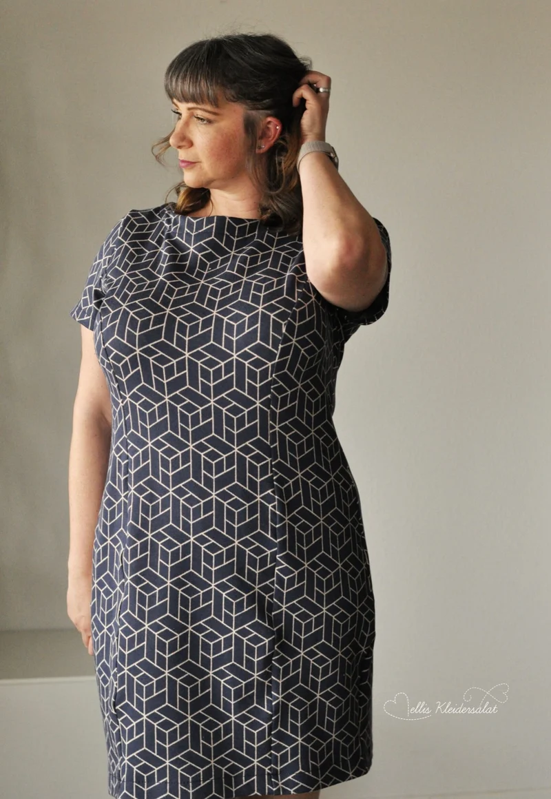 Fadenkäfer Schnittmuster "Etui-Kleid" Damen