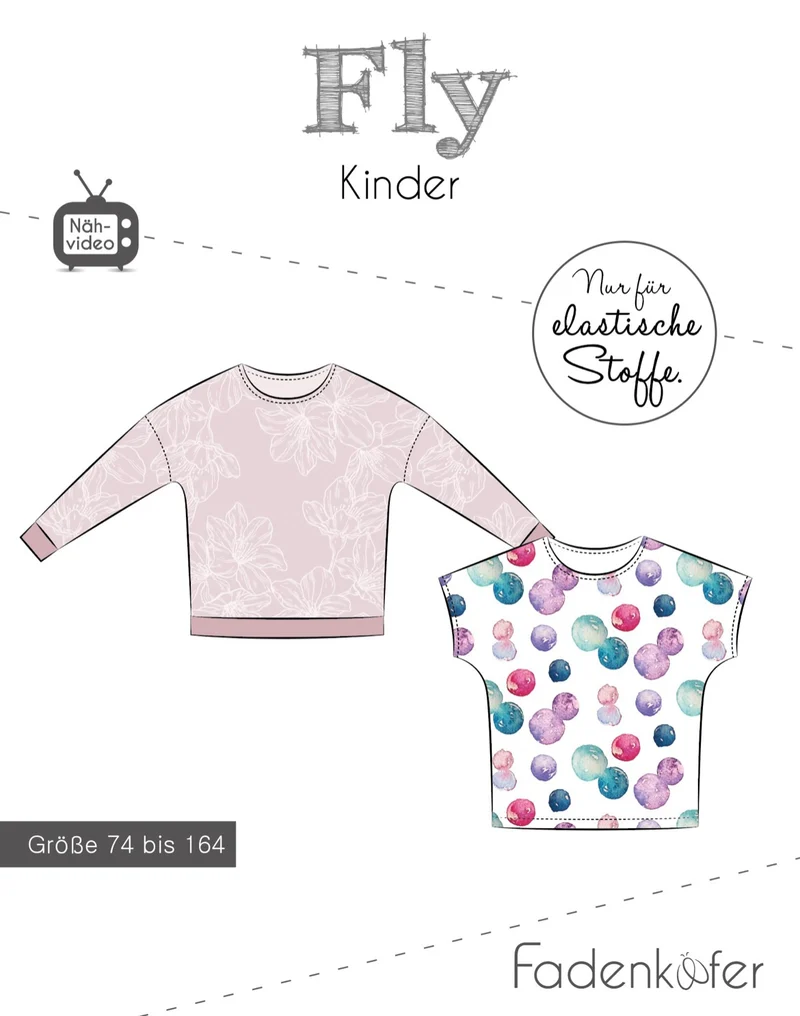 Fadenkäfer Schnittmuster "Fly" Kinder