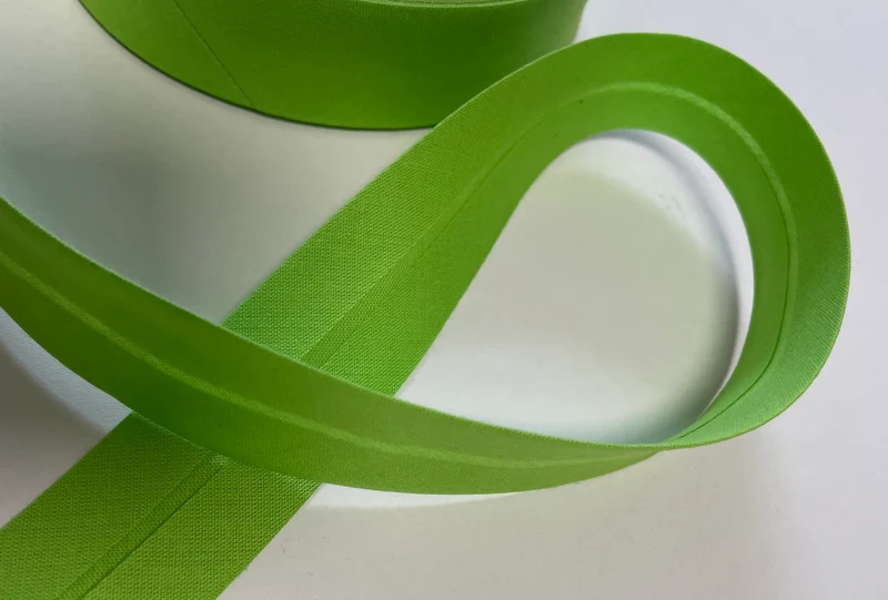 Schrägband Baumwolle Polyester30mm lemongrün