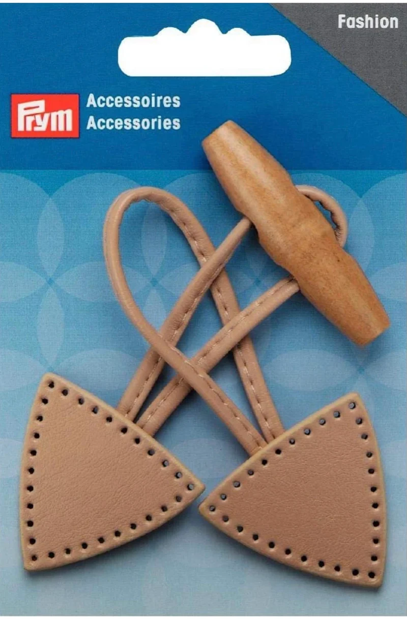 Prym Knebelverschluß 1 Stck 15x5cm beige