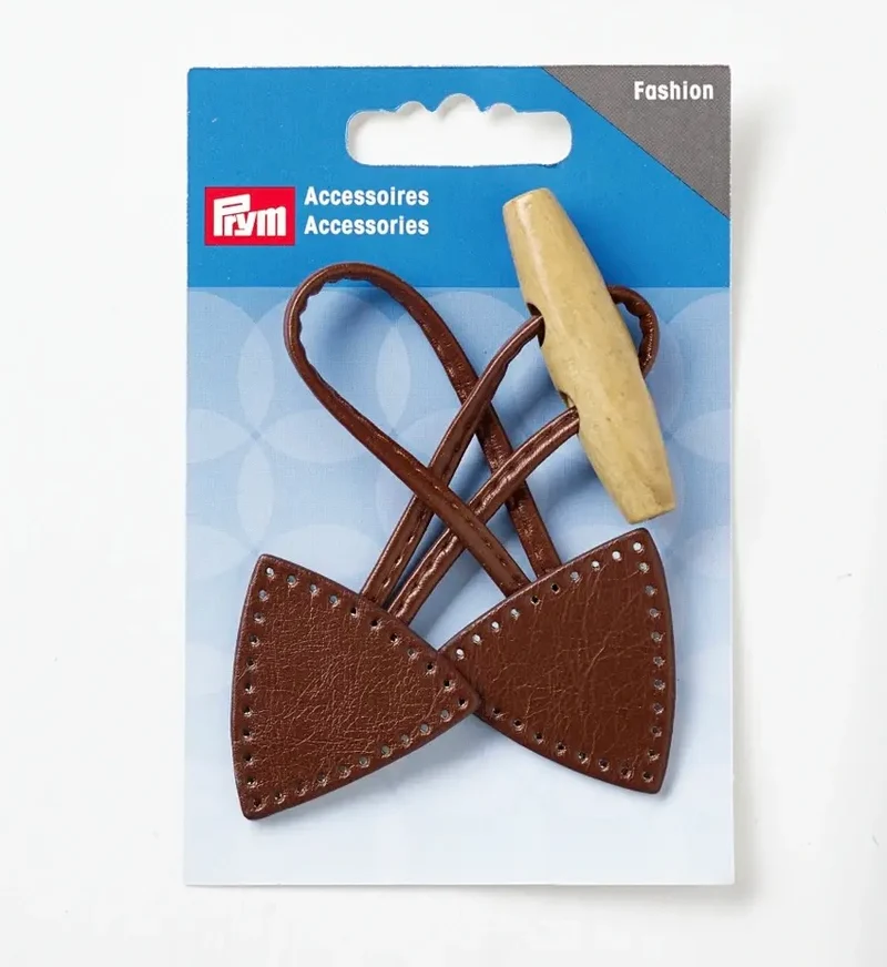 Prym Knebelverschluß 1 Stck 15x5cm braun