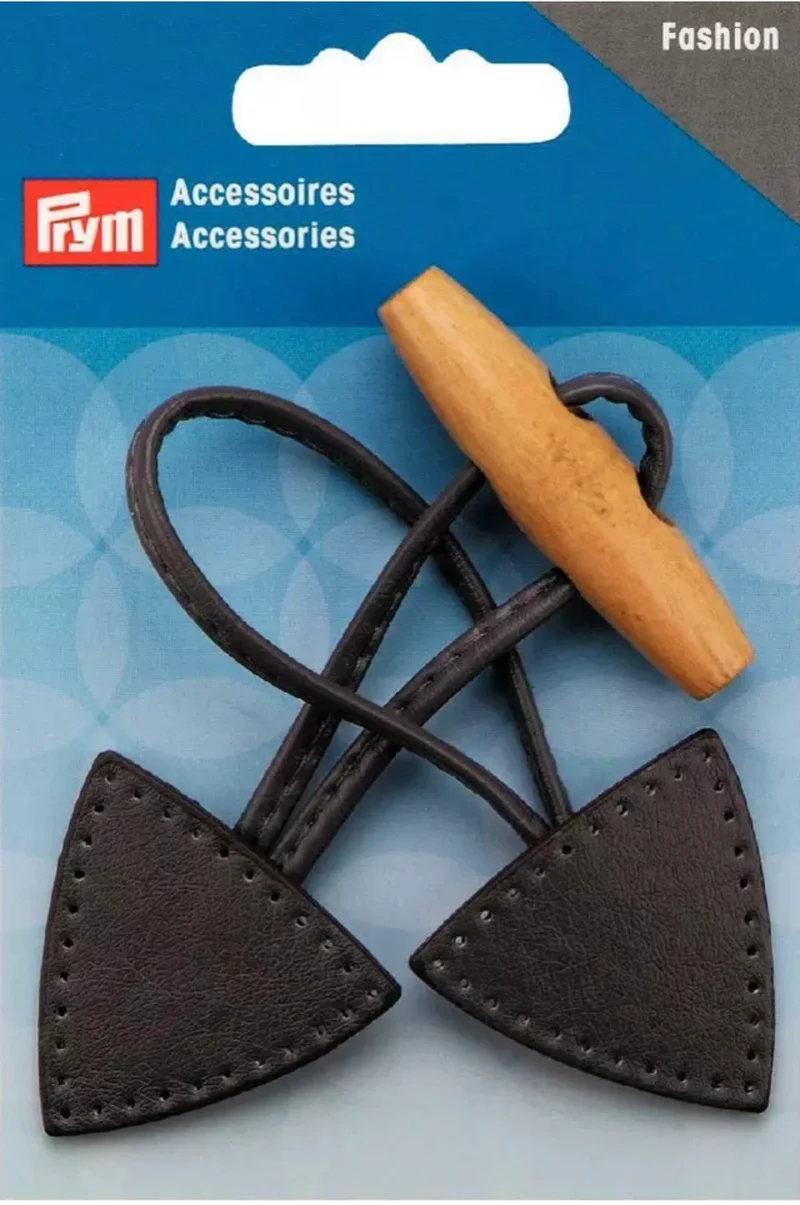 Prym Knebelverschluß 1 Stck 15x5cm anthrazit
