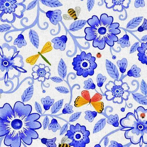 3 Wishes, Buzzing Around, Flower Frenzy, White