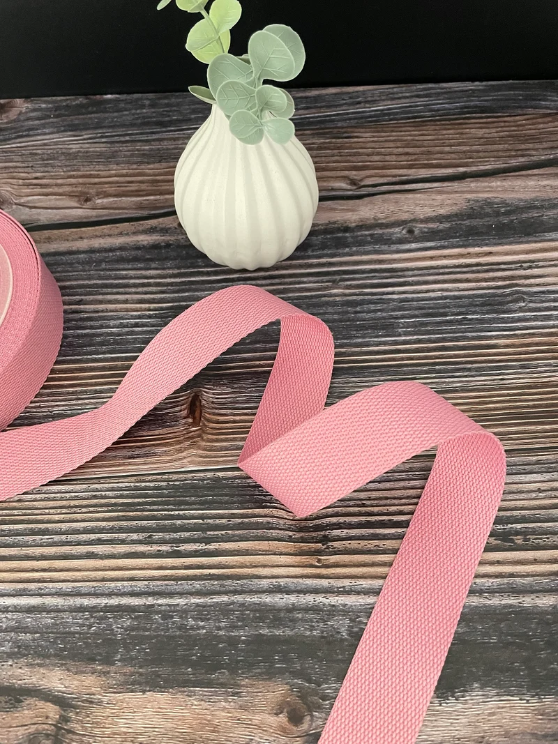 Gurtband Uni rosa 30mm