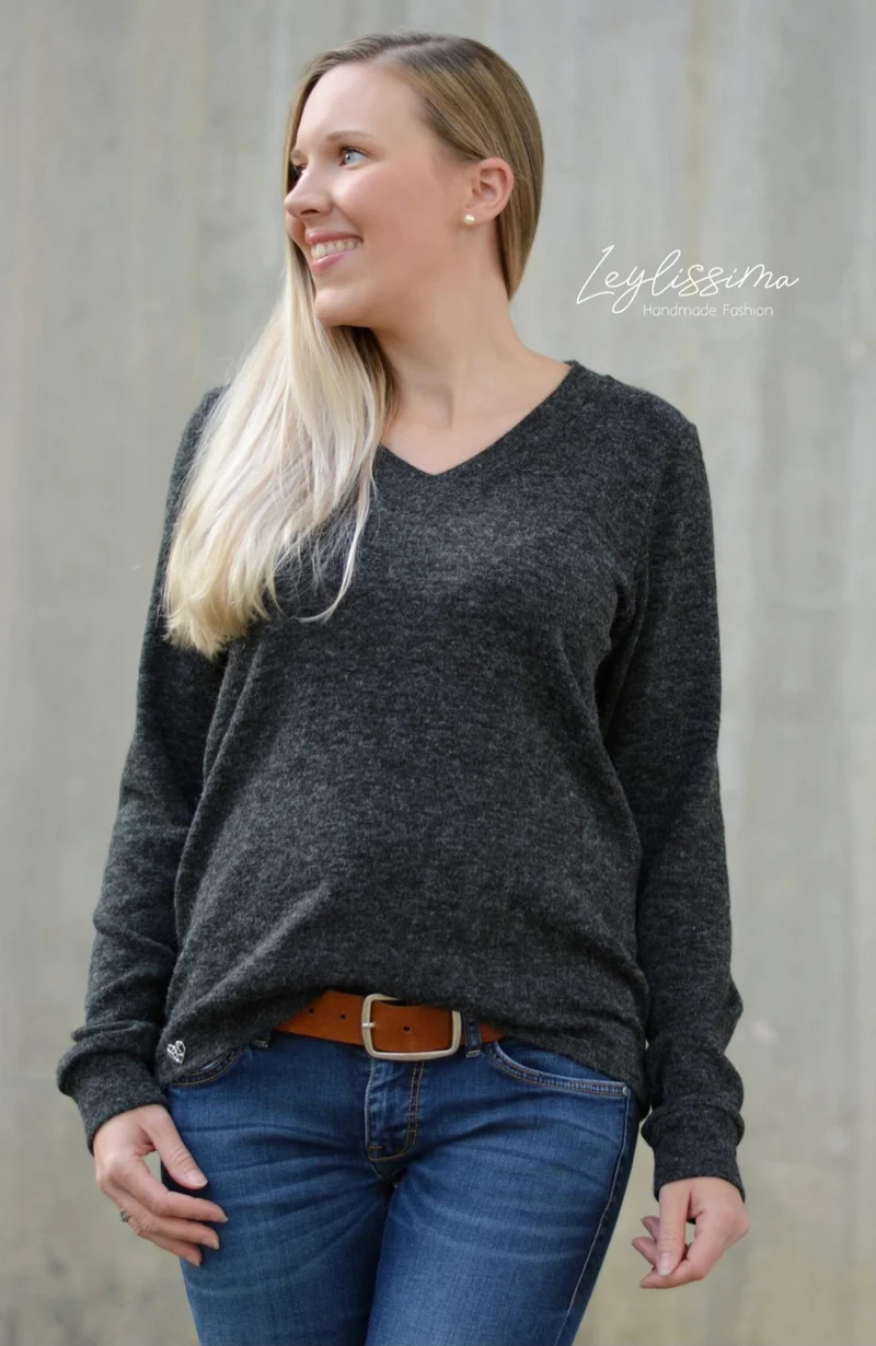 Fadenkäfer Schnittmuster "Basic-Pullover" Damen