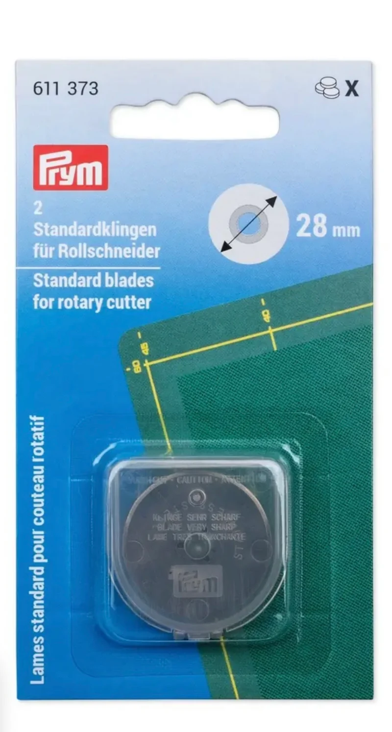 Prym 2 Ersatzklingen für Rollschneider 28mm