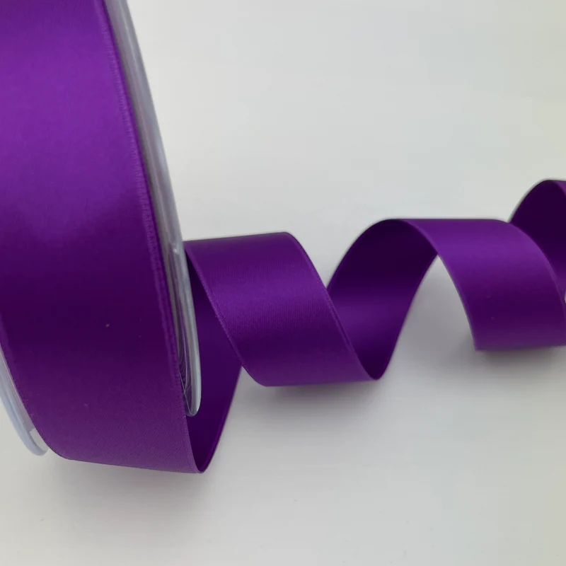 Satinband Uni 25mm purpur