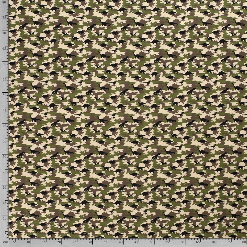 Baumwolle Dino Camouflage