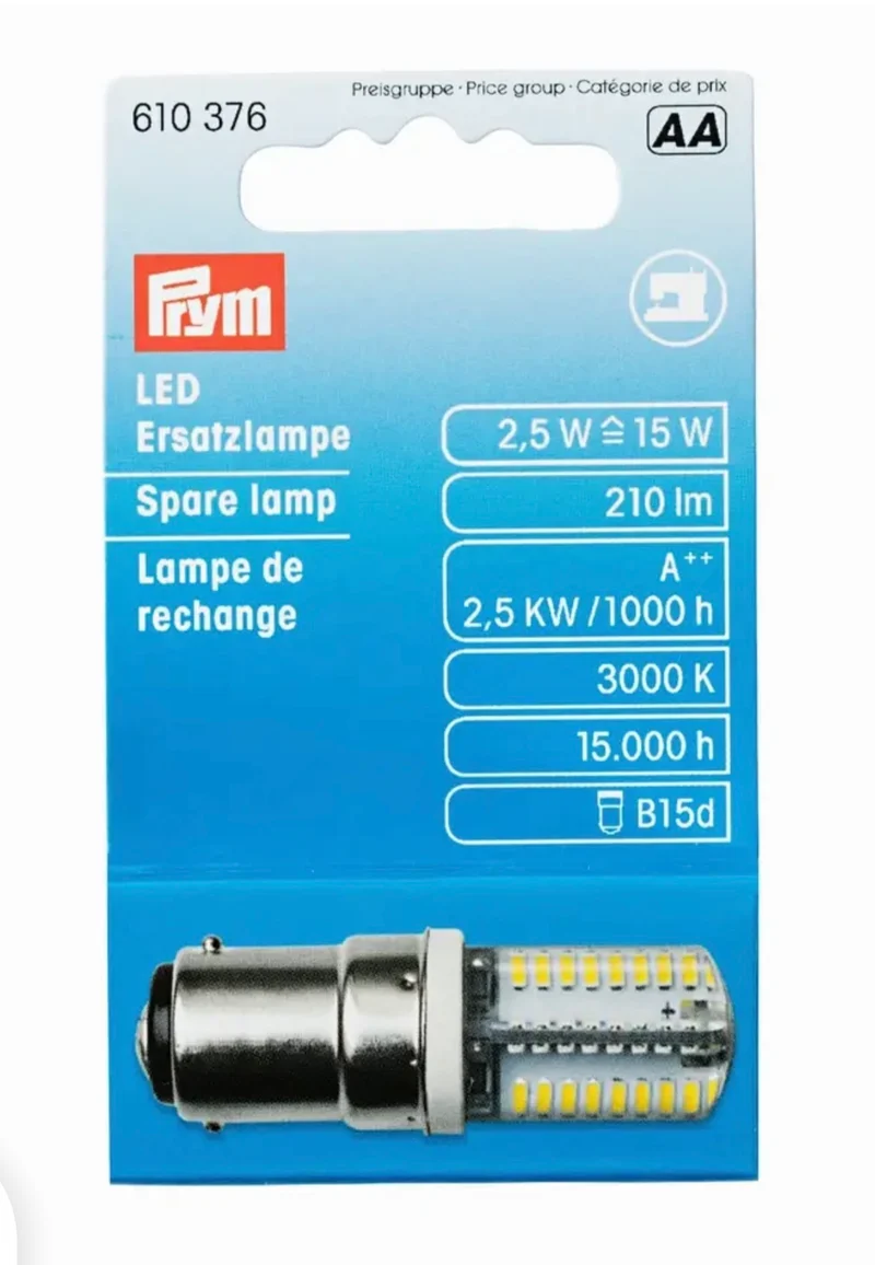 Prym LED Ersatzlampe mit Bajonettfassung