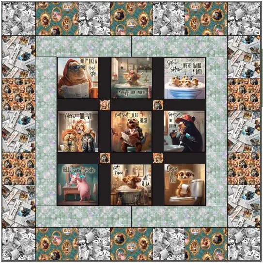 3 Wishes, Please Seat Yourself Quilt Kit