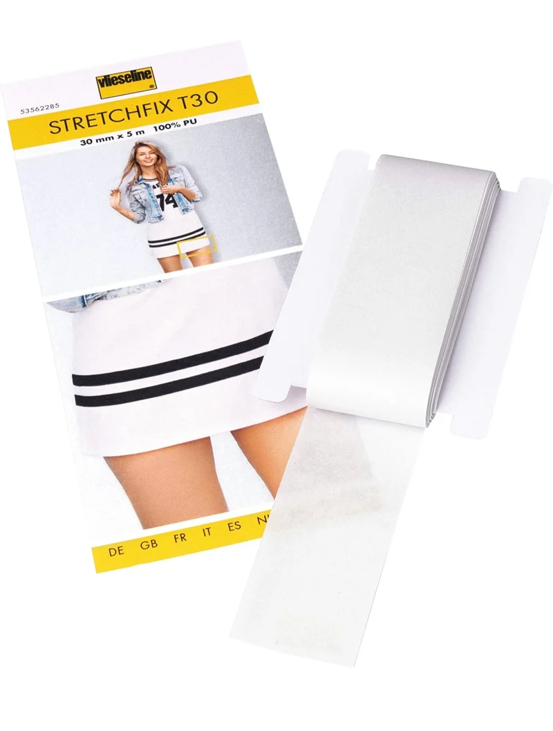 Vlieseline Stretchfix T30 weiß 30mmx5m