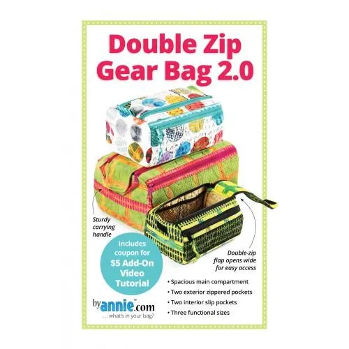 by Annie, Double Zip Gear Bag 2.0`