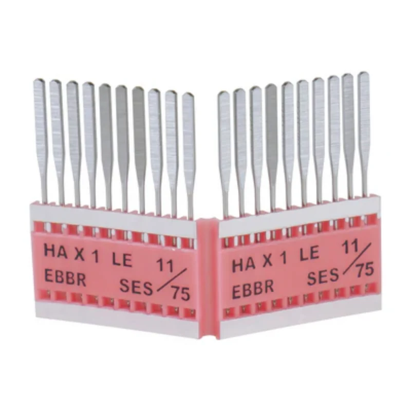 Triumph Flat Shank Ceramic Coated Needles, #11/75 Ball Point Point - 20 pack