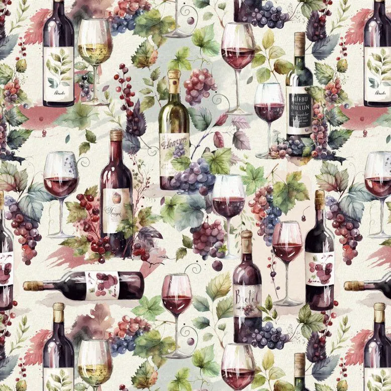 Timeless Treasures, Wine Bottles & Glasses