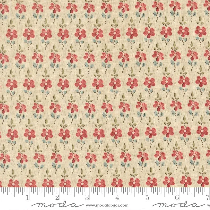 Moda, French General, Fleur De Paris, Diamond Floral, Pearl