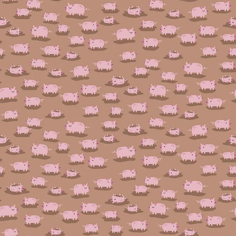Hogs & Kisses Flannel Quilt Kit