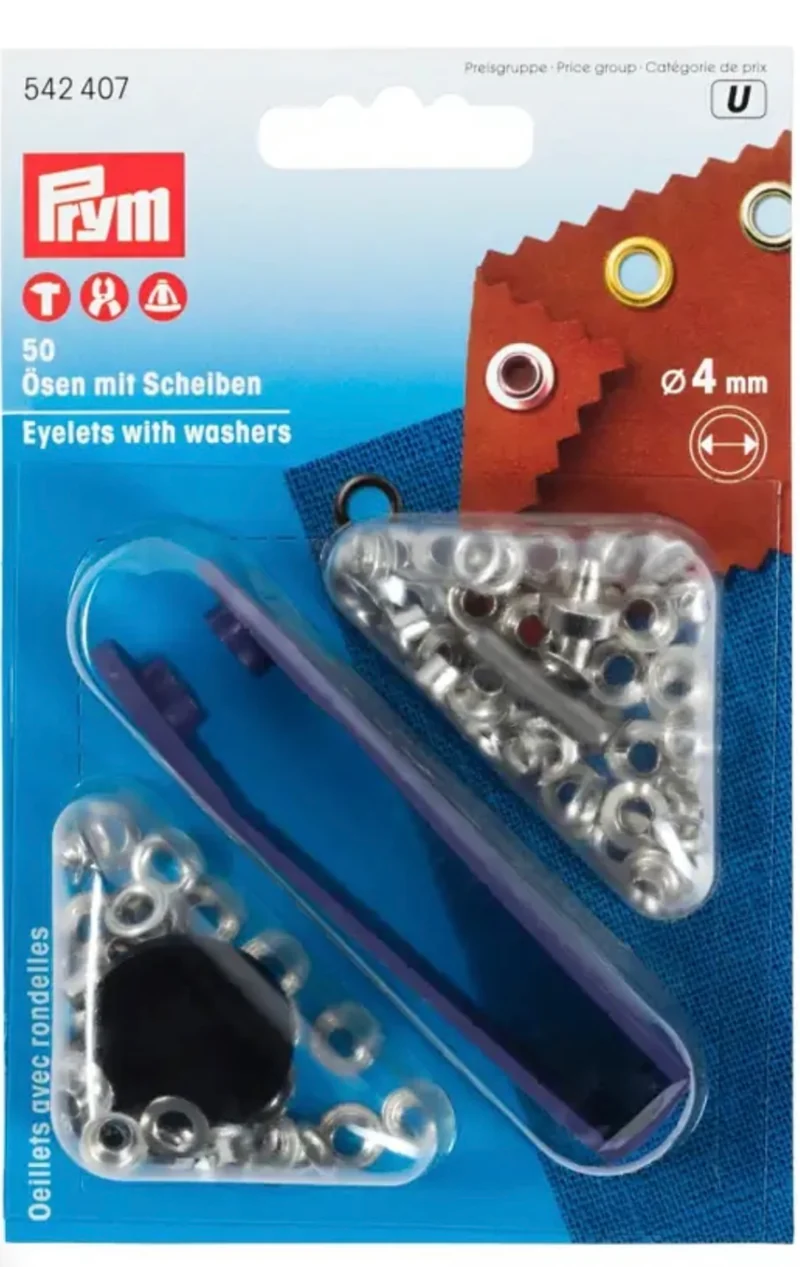 Oesen 4mm silber