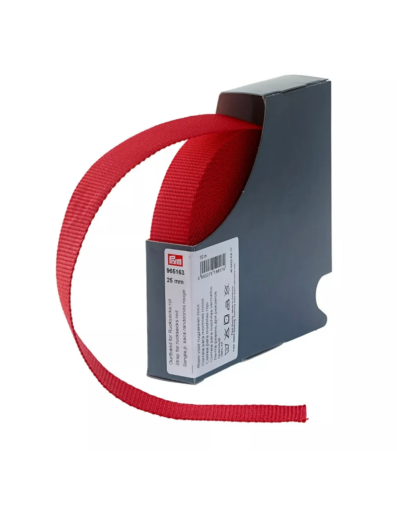 Prym Gurtband 25mm rot