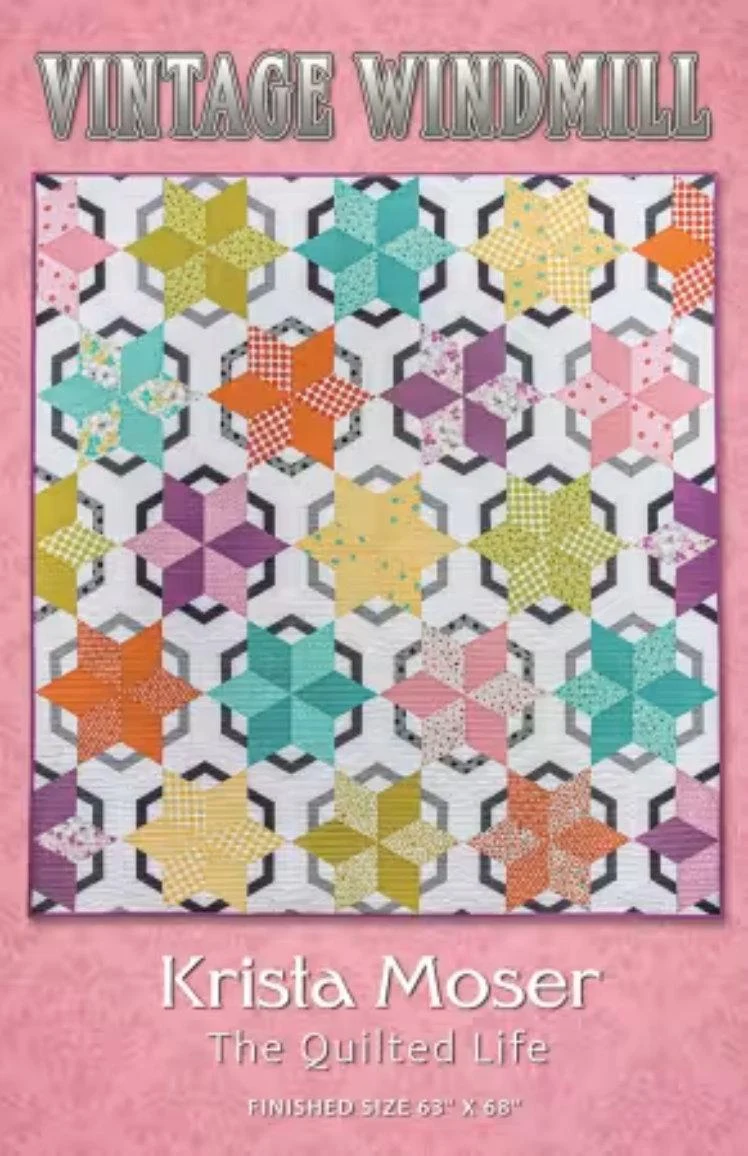 The Quilted Life, Vintage Windmill Quilt Pattern