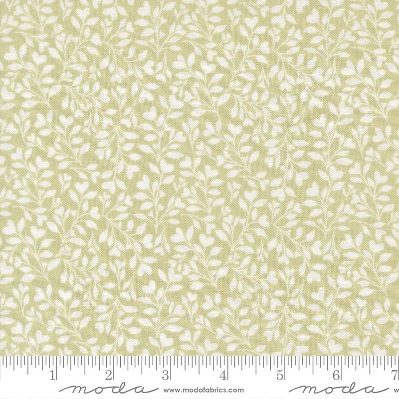 Moda, Brenda Riddle, Abide, Hearts & Leaves, Light Green