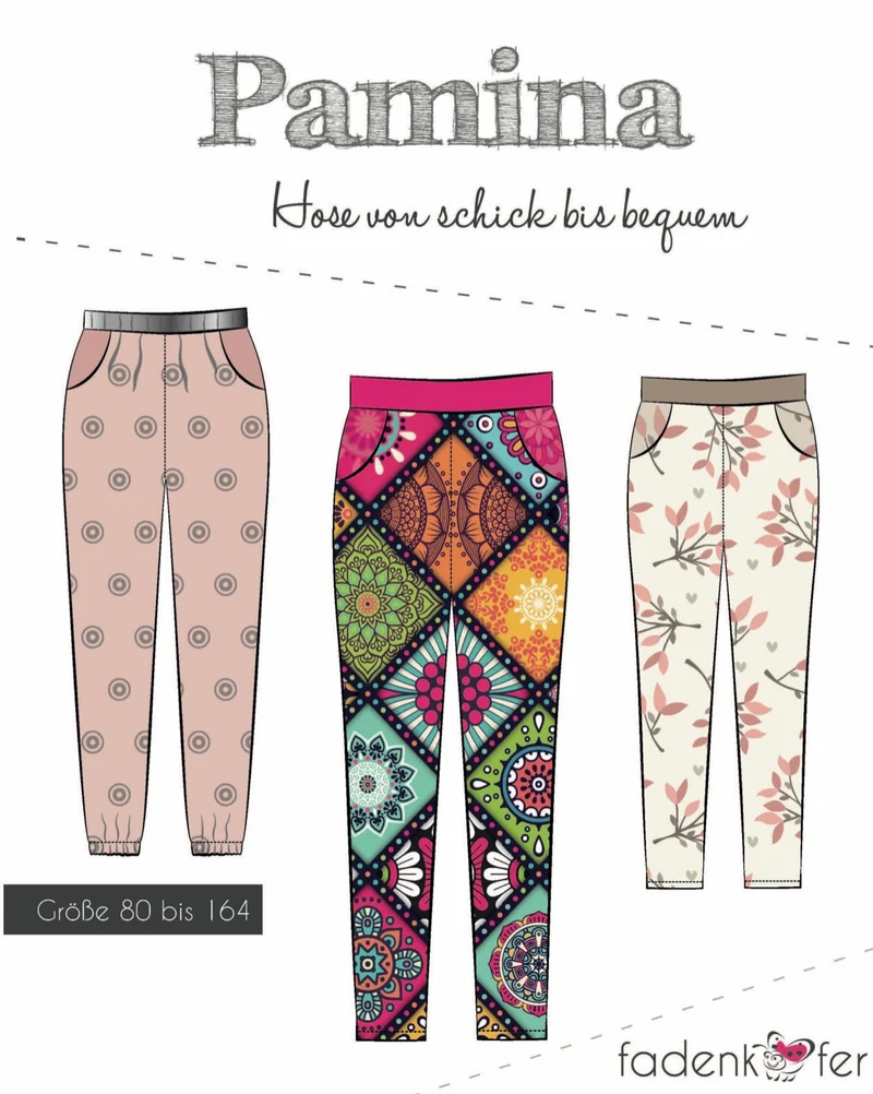 Fadenkäfer Schnittmuster "Pamina" Kinderhose