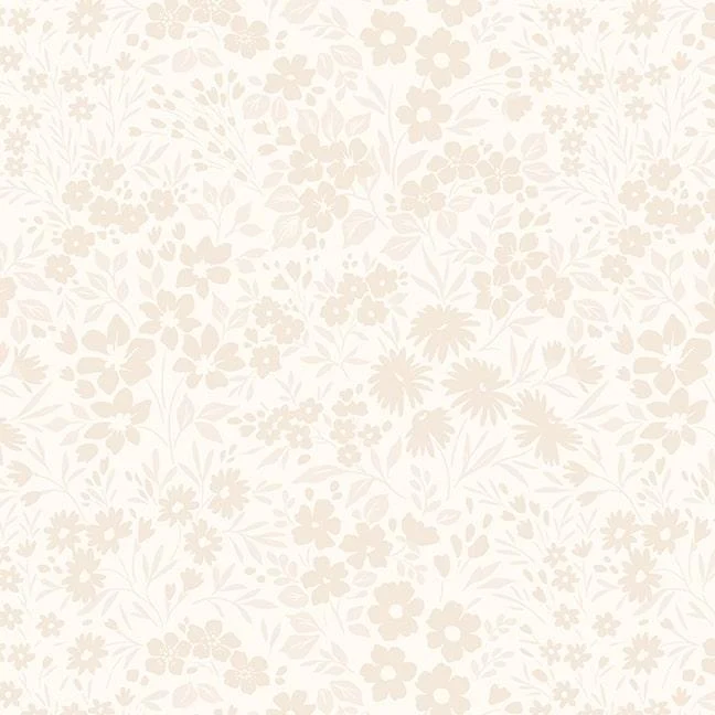 Studio e, Elizabeth, Floral Allover, Cream