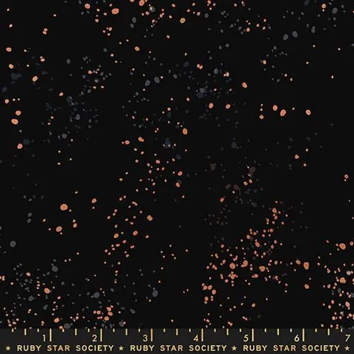 Ruby Star Society, Speckled Canvas, Black, Metallic