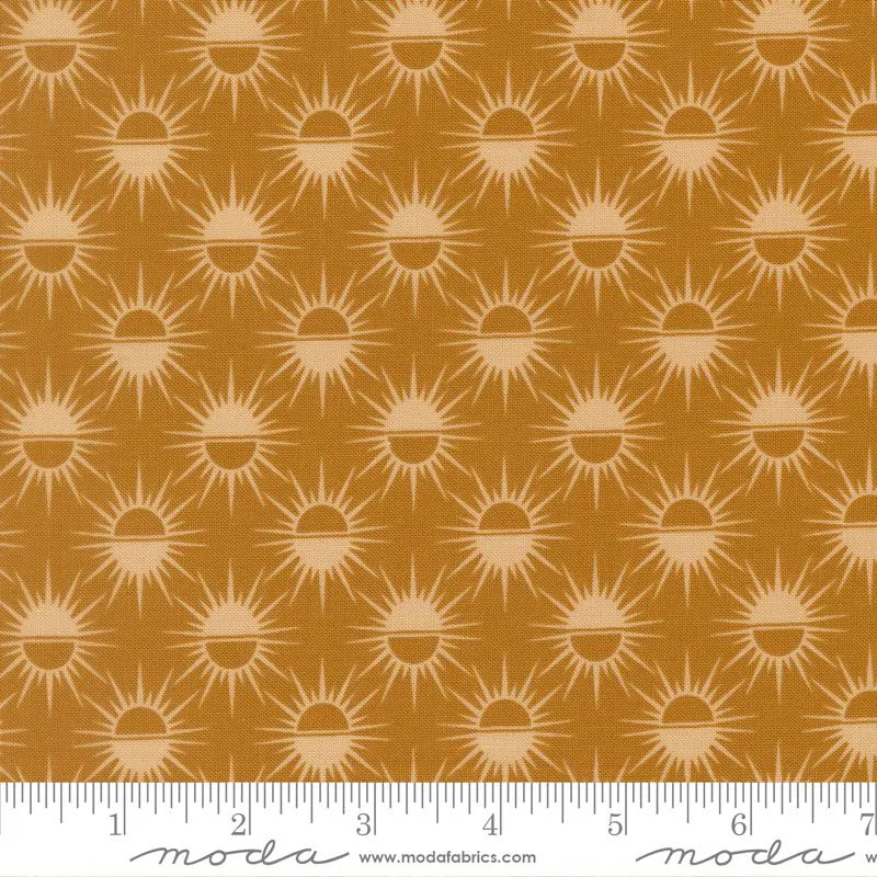 Moda, Jessica Rose, Sunlit Ruins, Geometric Suns, Golden Brown