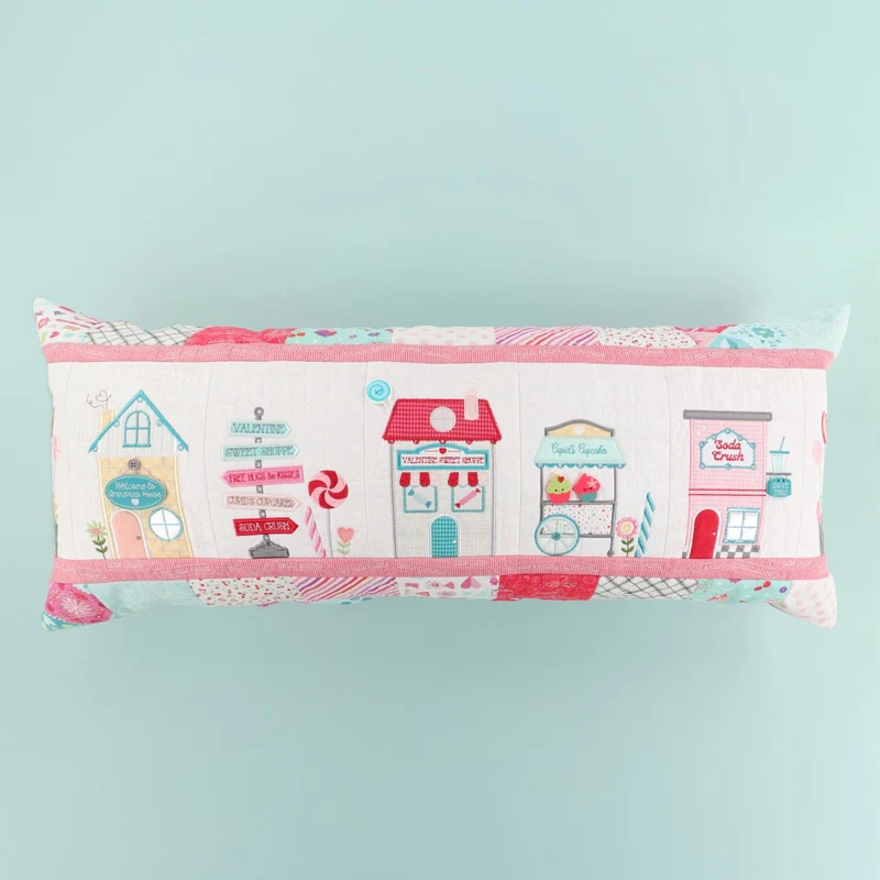 Kimberbell Sweetheart Street Bench Pillow
