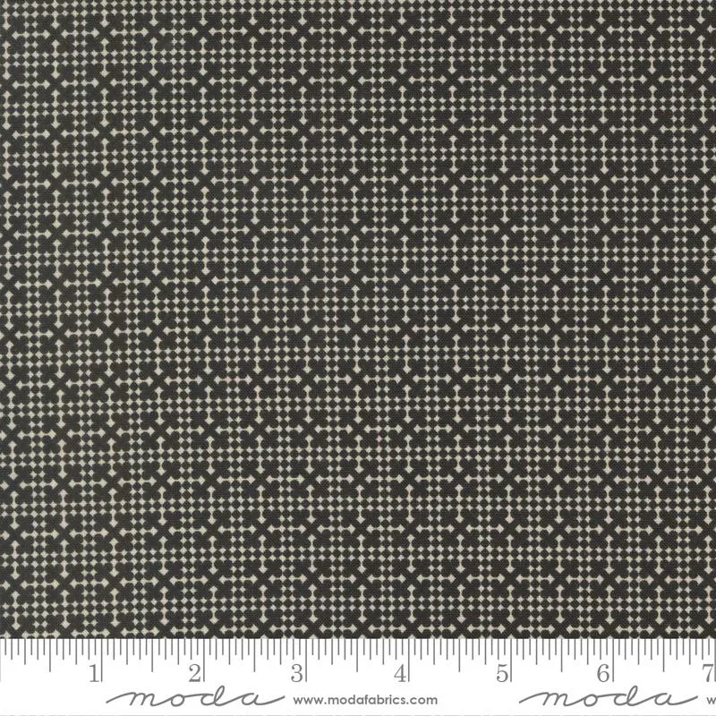 Moda, Basic Grey, Posh, Netting Blenders Check, Onyx Noir