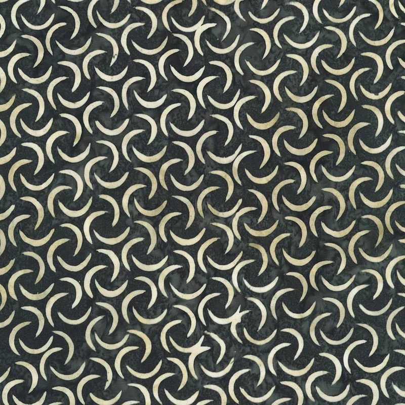 Robert Kaufman, Artisan Batiks, Concerto, Moons, Black